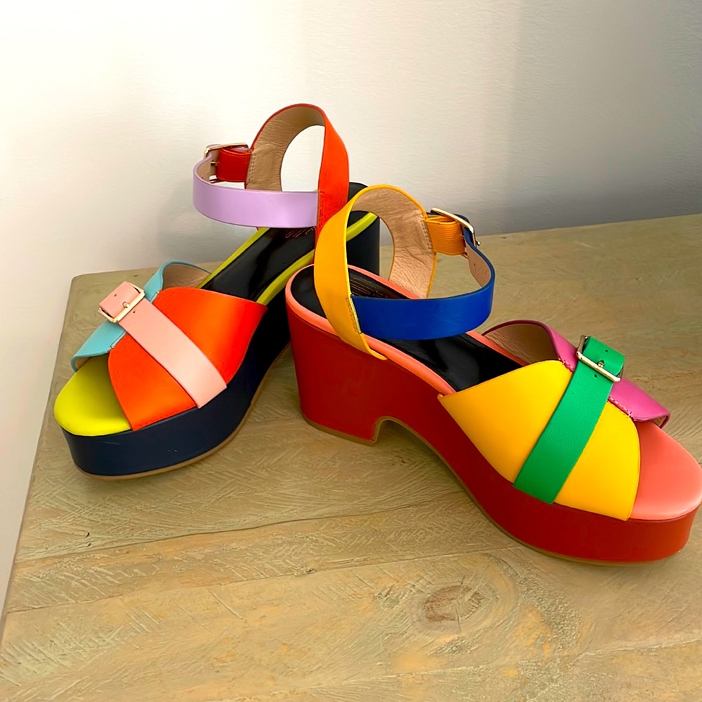 Charlotte Stone Platform Sandals